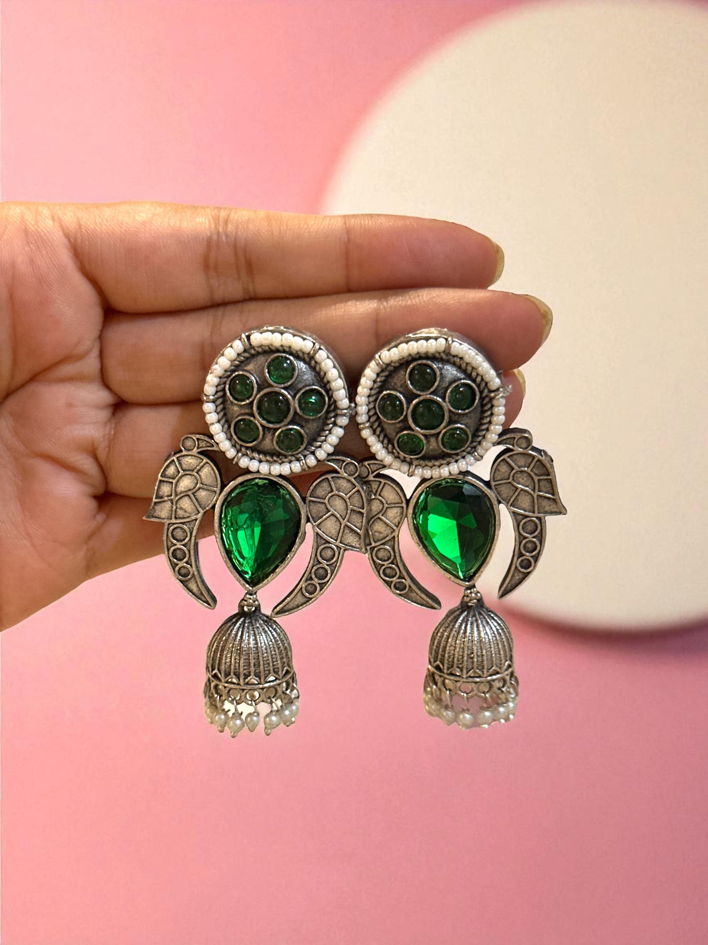 Kriti Pachi Jhumkas