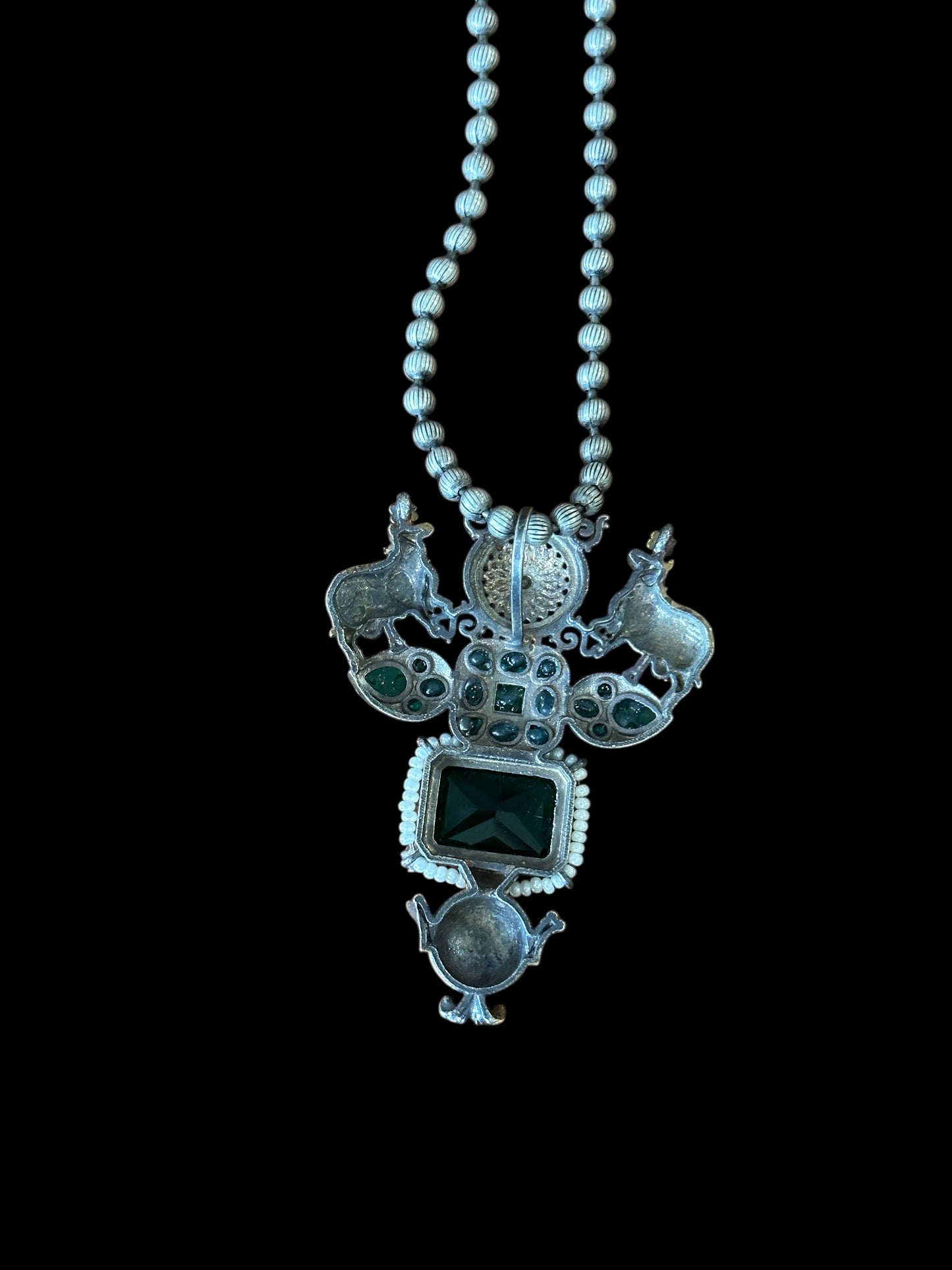 Dual Tone Rohini Long Necklace Set