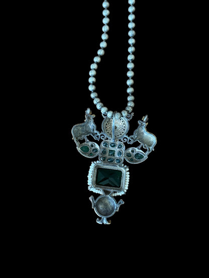 Dual Tone Rohini Long Necklace Set