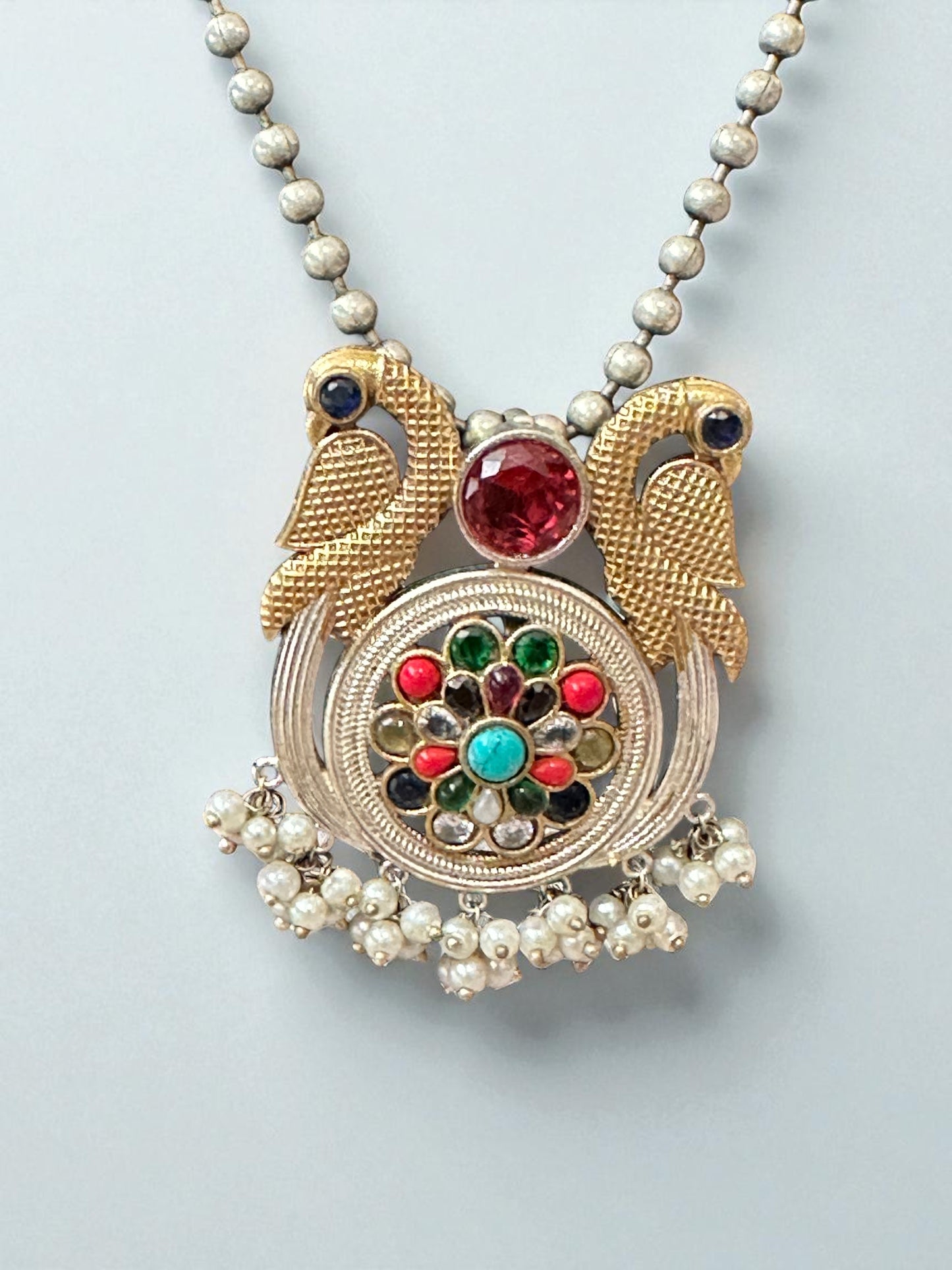 Dual Tone Himani Long Necklace Set