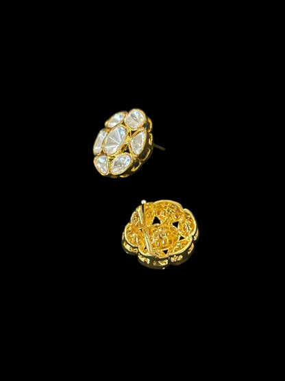 Tanisha Moissanite Polki Studs