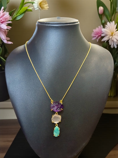 The Sun Down Stone Necklace