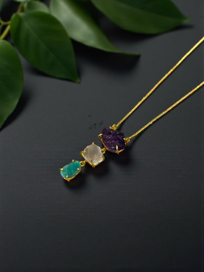 The Sun Down Stone Necklace