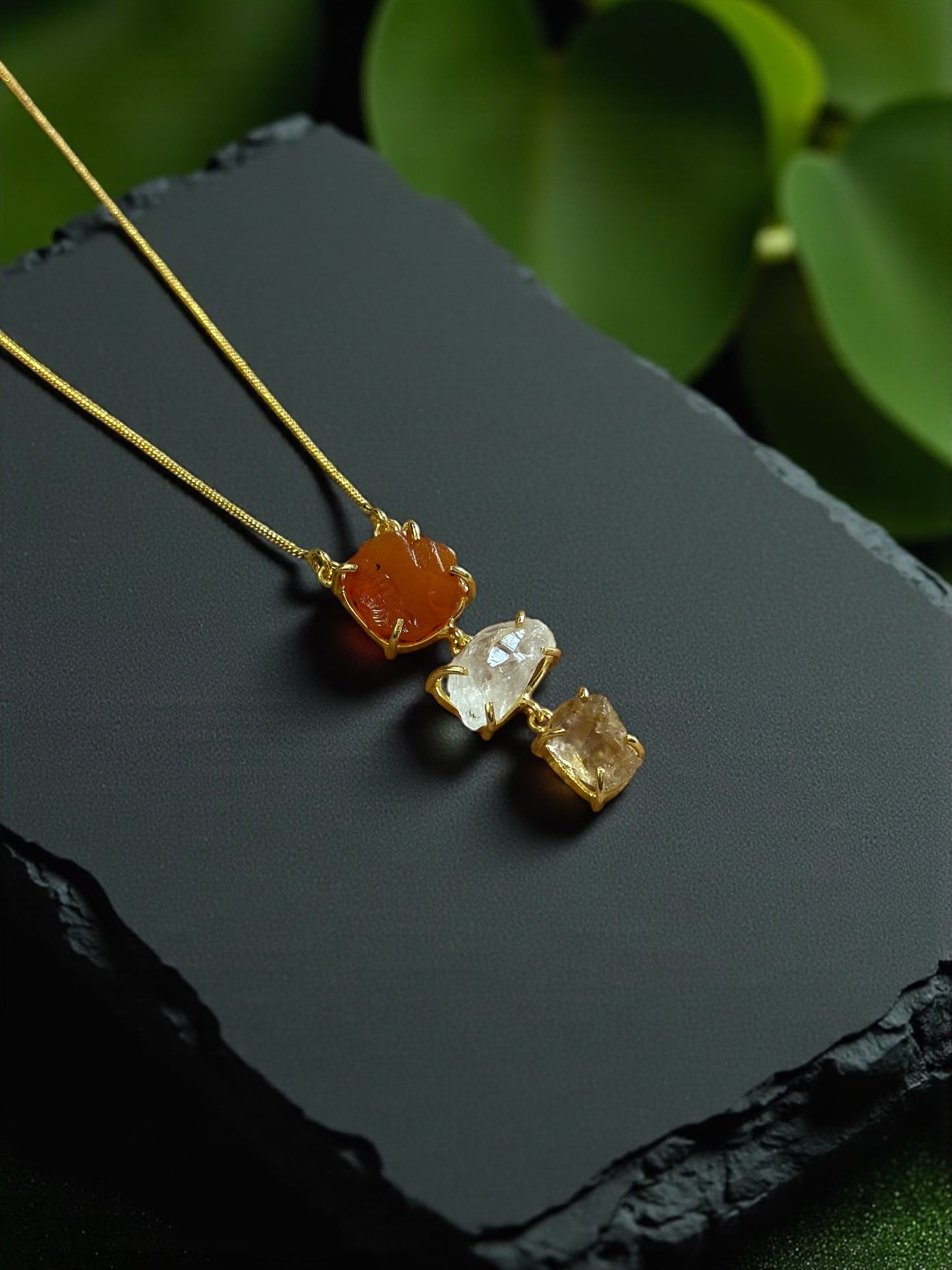 The Sun Down Stone Necklace