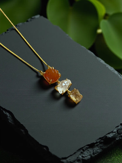 The Sun Down Stone Necklace