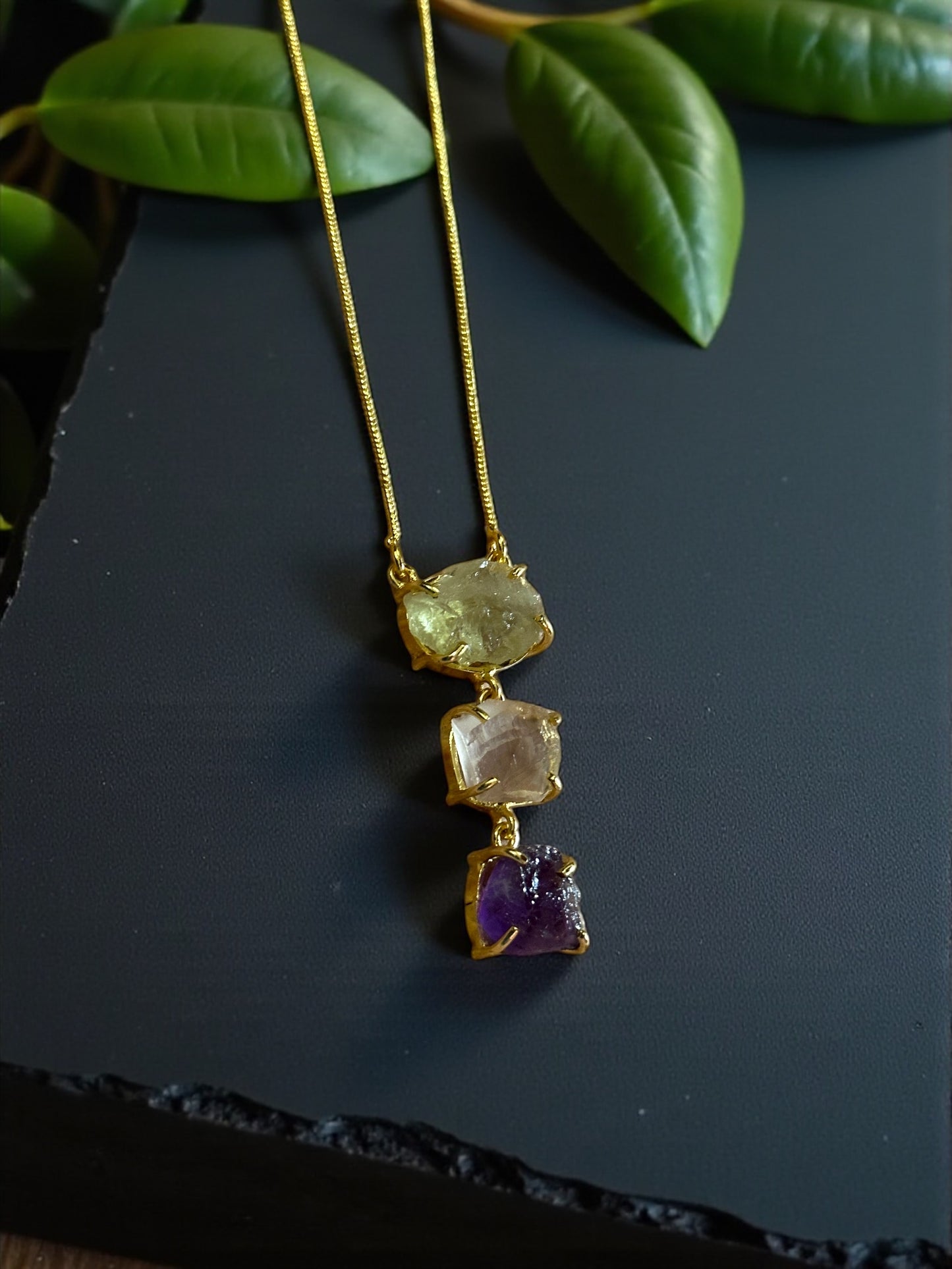 The Sun Down Stone Necklace