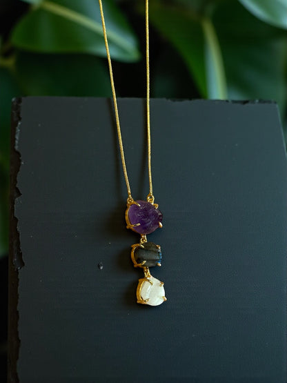 The Sun Down Stone Necklace