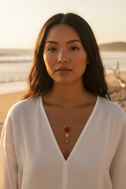 The Sun Down Stone Necklace