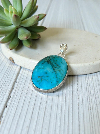 Turquoise Boho Pendant (Without Chain)