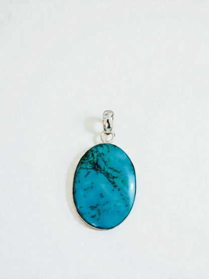 Turquoise Boho Pendant (Without Chain)
