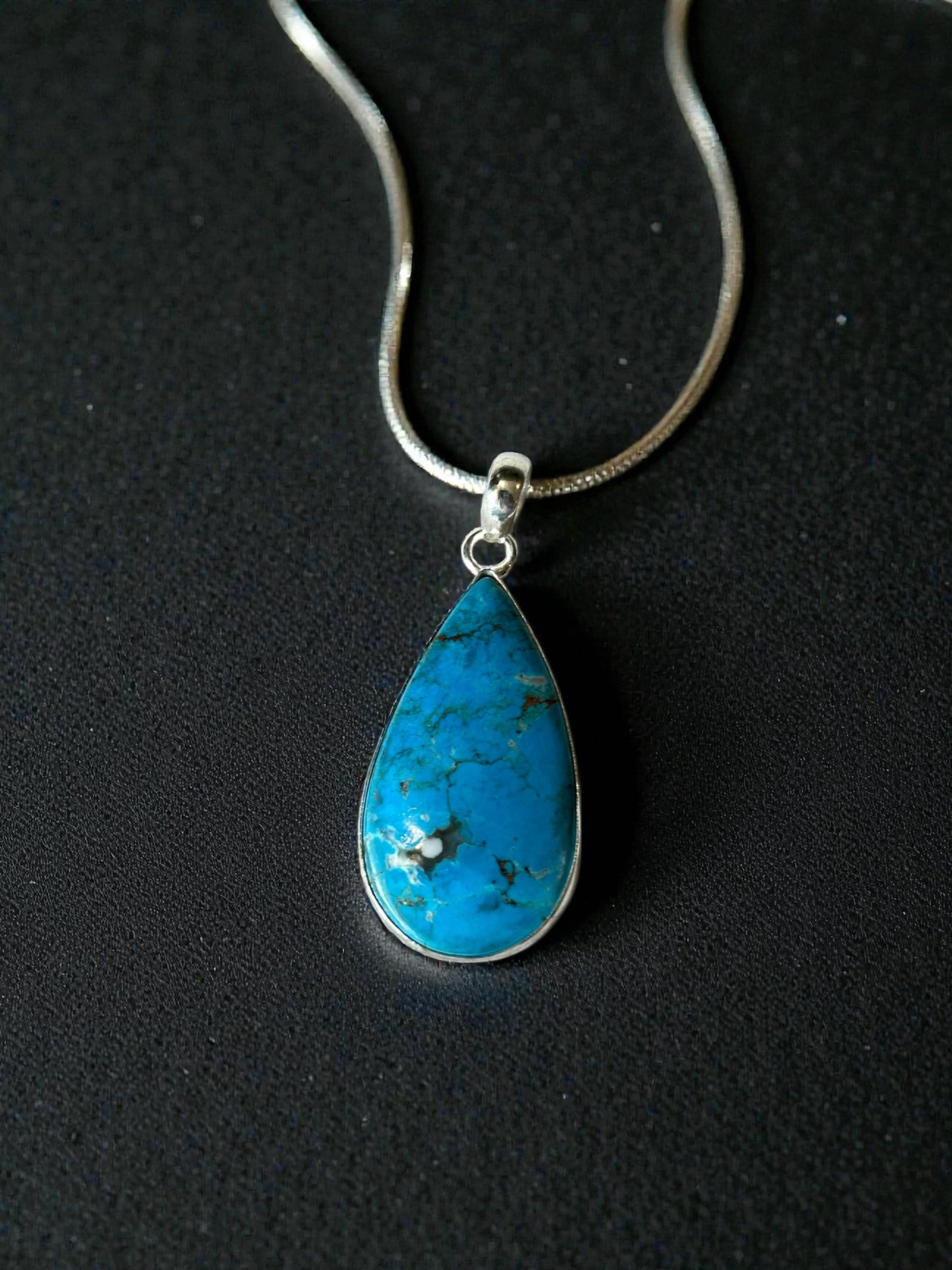 Turquoise Boho Pendant (Without Chain)