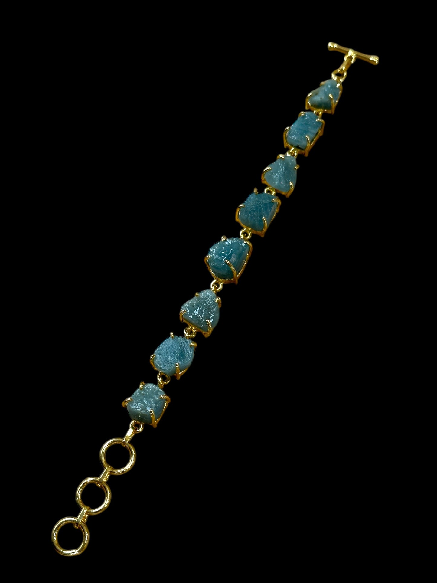 Blue Aquamarine Stone Saisha Bracelet