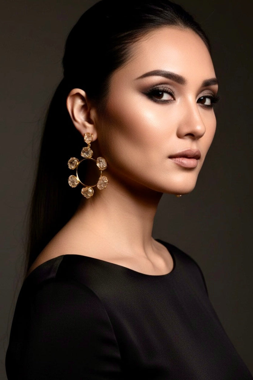 Citrine Chakra Dangler Earrings