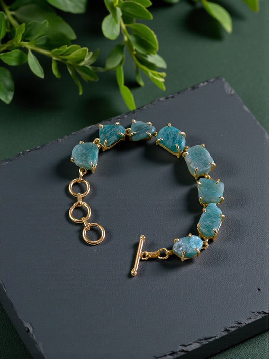 Blue Amazonite Stone Saisha Bracelet
