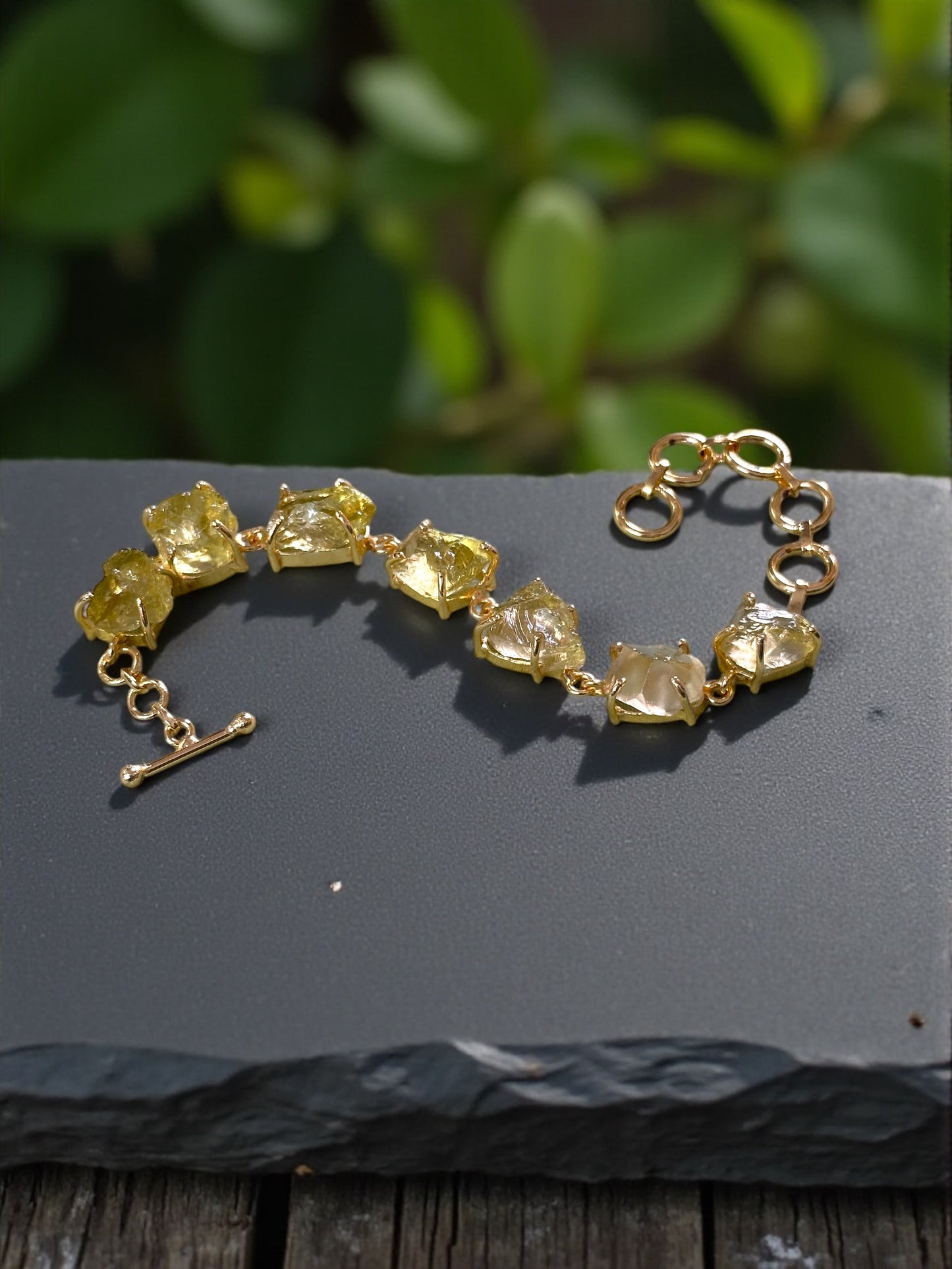 Lemon Quartz Stone Saisha Bracelet