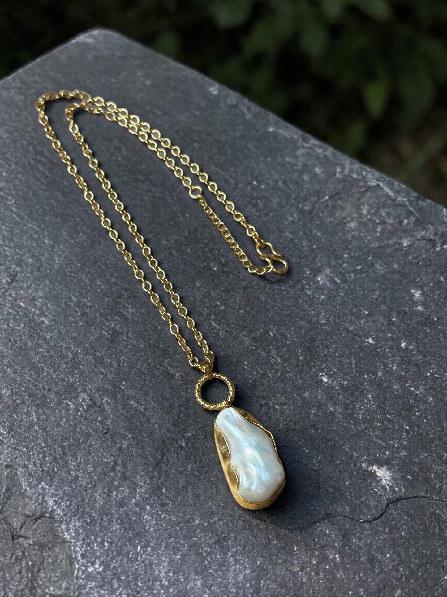 Ekaa Baroque Pearl Pendant Necklace