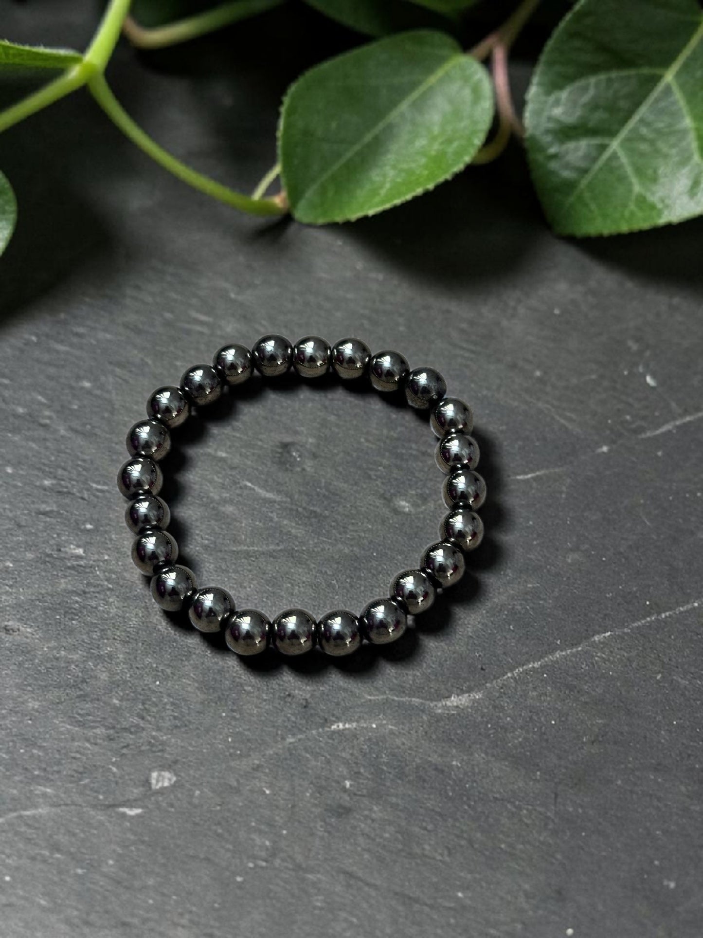 Silver Pyrite Beaded Aura Bracelet