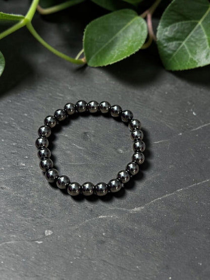 Silver Pyrite Beaded Aura Bracelet