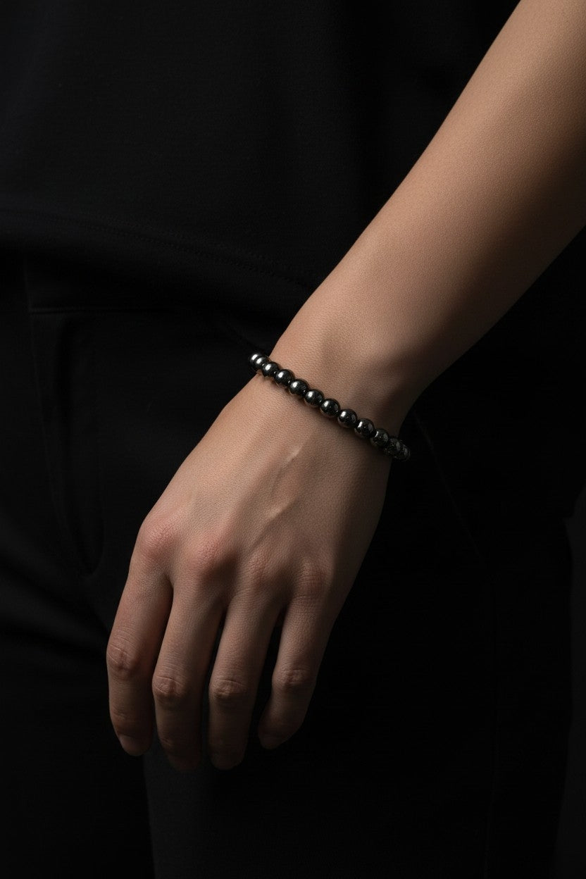 Pyrite Beaded Aura Bracelet