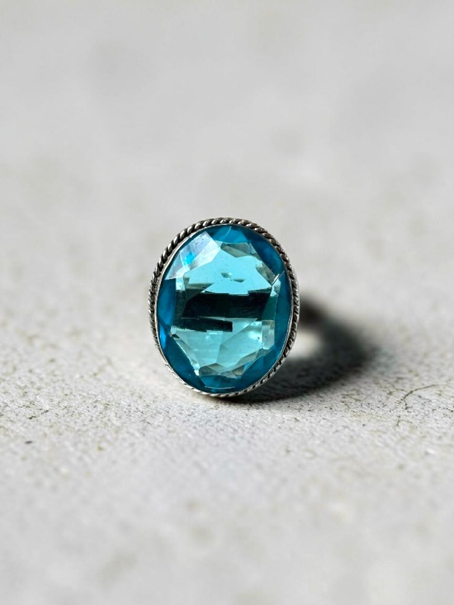 Boho Chunky Crystal Rings Medium