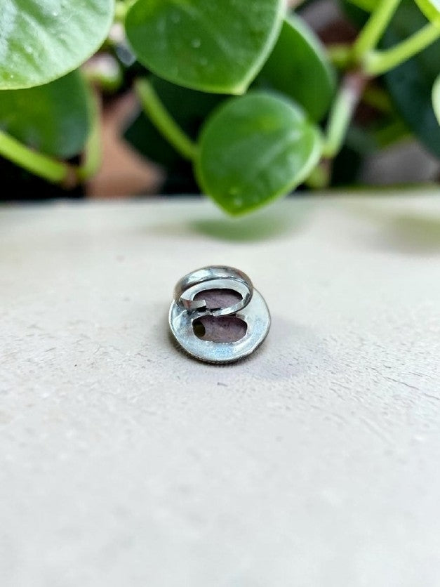 Pink Opal Chunky Boho Ring