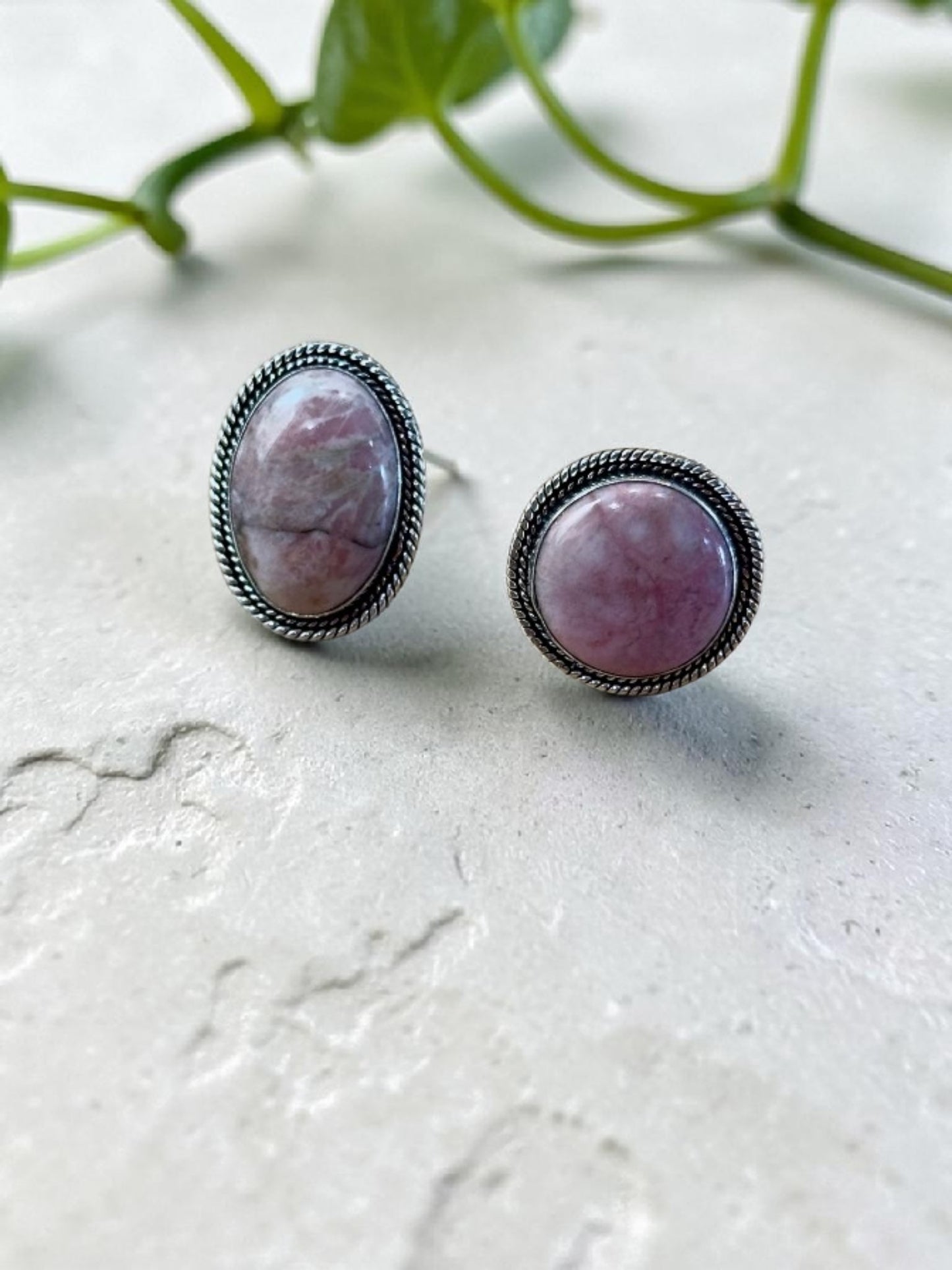Pink Opal Chunky Boho Ring