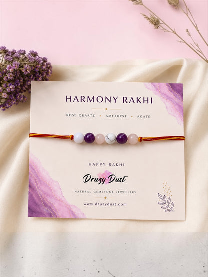 Harmony Gemstone Rakhi
