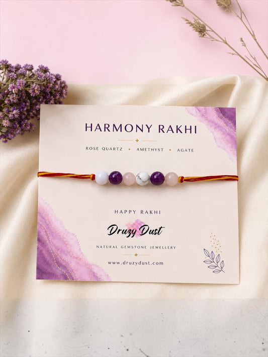 Harmony Gemstone Rakhi