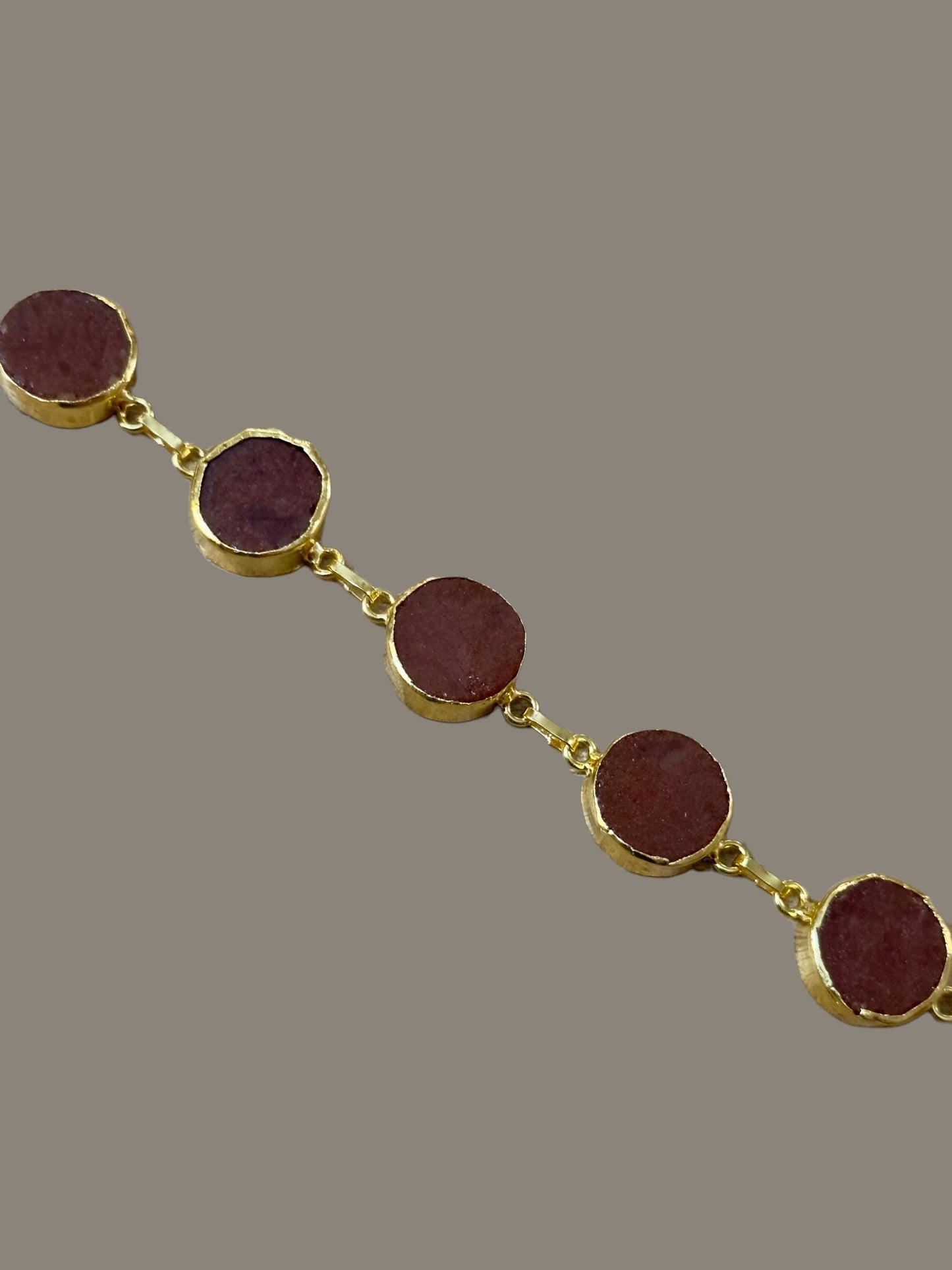 Dark Orange Carnelian Muse Bracelet