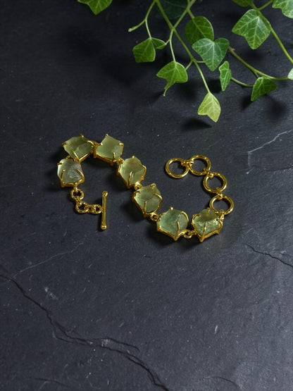 Green Fluorite Stone Saisha Bracelet