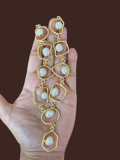 Pearl Geo Necklaces Set