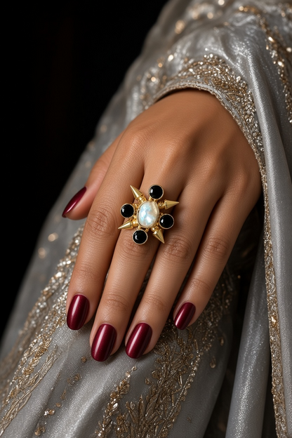 Arrow Pearl Ring