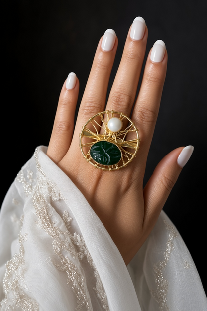 Rani Moti Pearl Ring