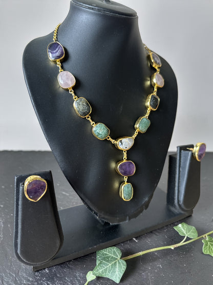 Multistone Eve Necklaces Set