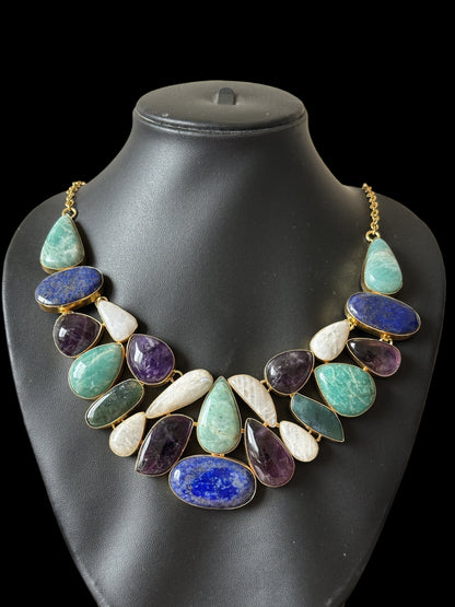 Multistone Bulbs Necklaces