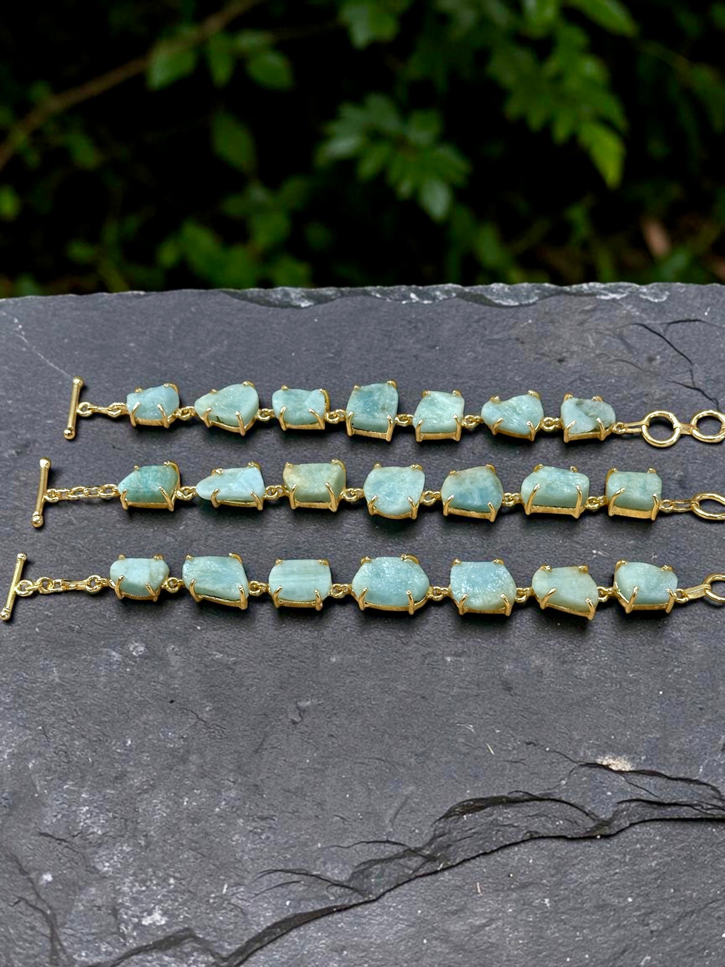 Blue Aquamarine Stone Saisha Bracelet