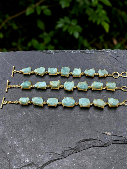Blue Aquamarine Stone Saisha Bracelet