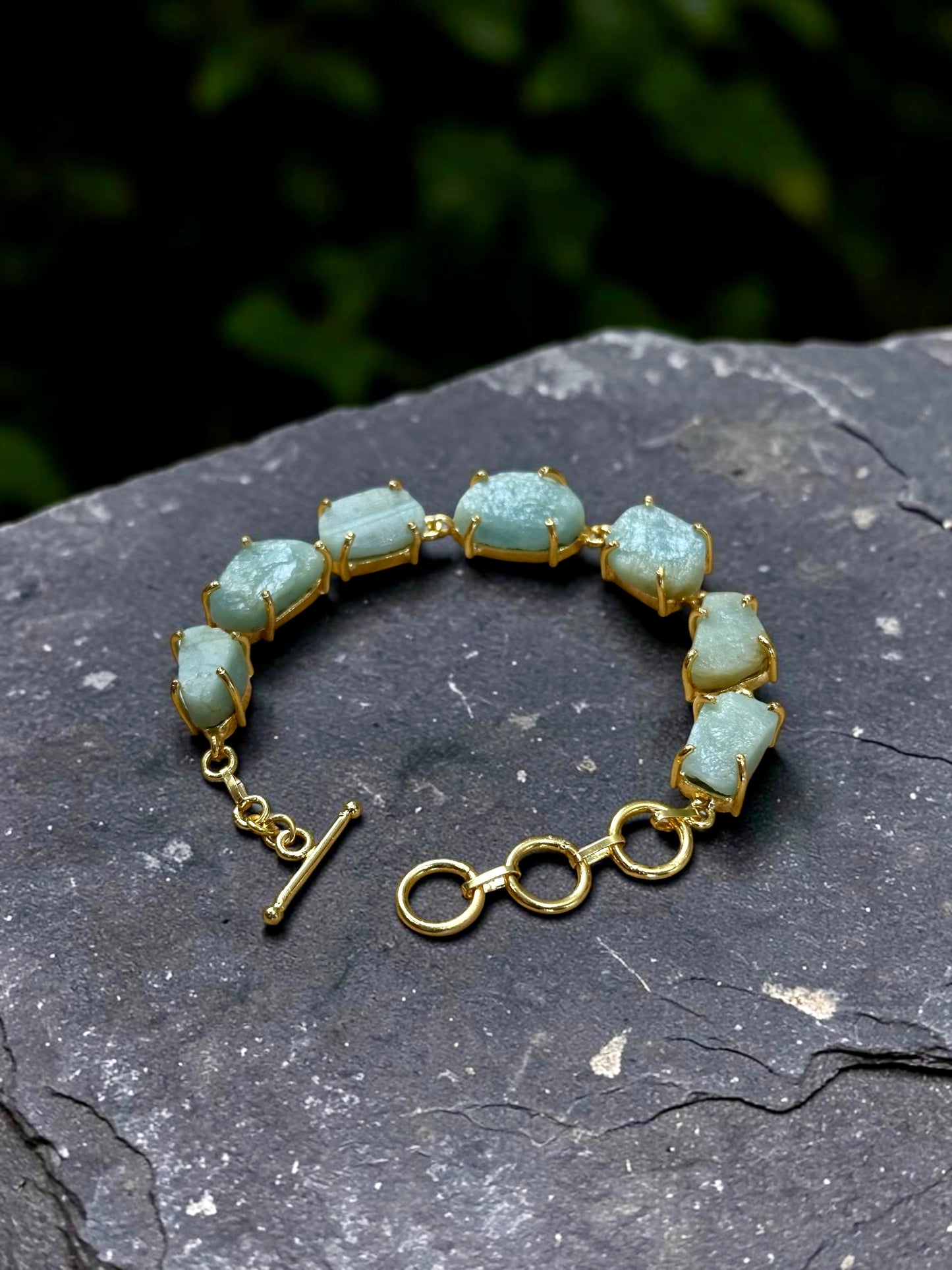 Blue Aquamarine Stone Saisha Bracelet