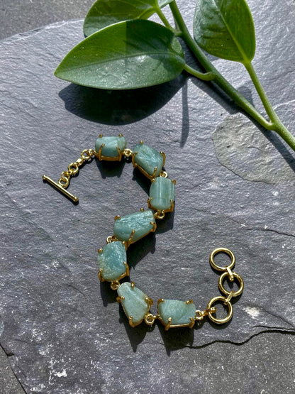 Blue Aquamarine Stone Saisha Bracelet