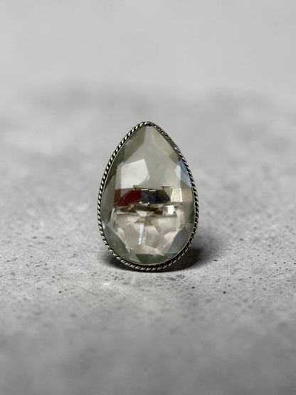 Boho Chunky Crystal Rings Large