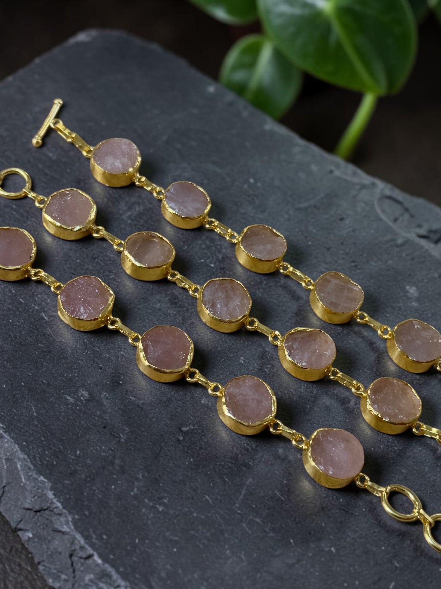 Pink Rose Quartz Muse Bracelet