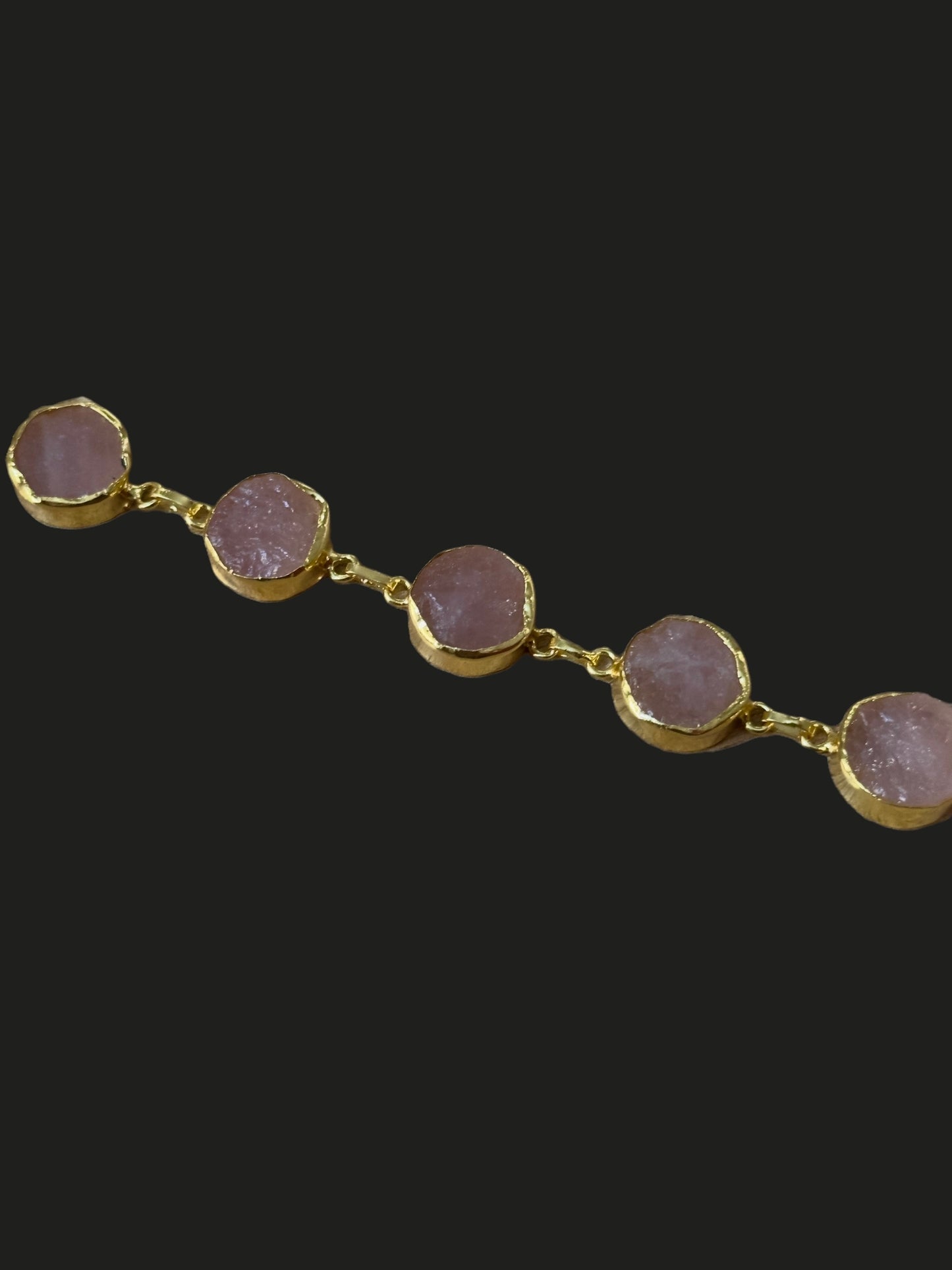 Pink Rose Quartz Muse Bracelet