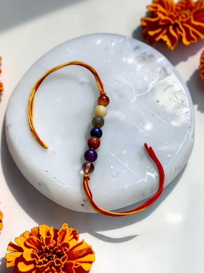 Seven Chakra Stone Rakhi