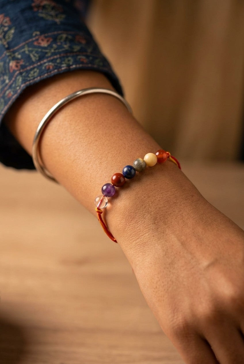 Seven Chakra Stone Rakhi