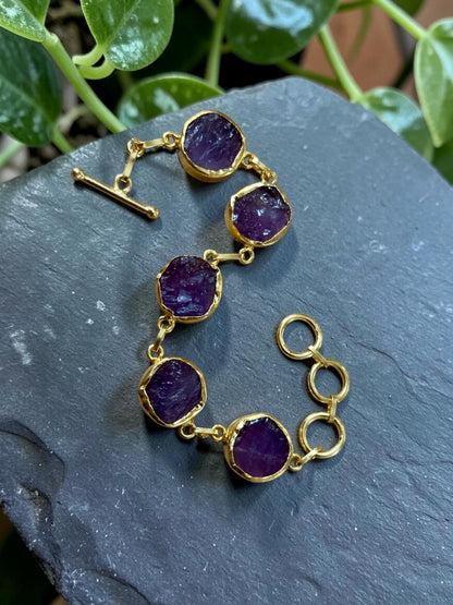 Purple Amethyst Muse Bracelet