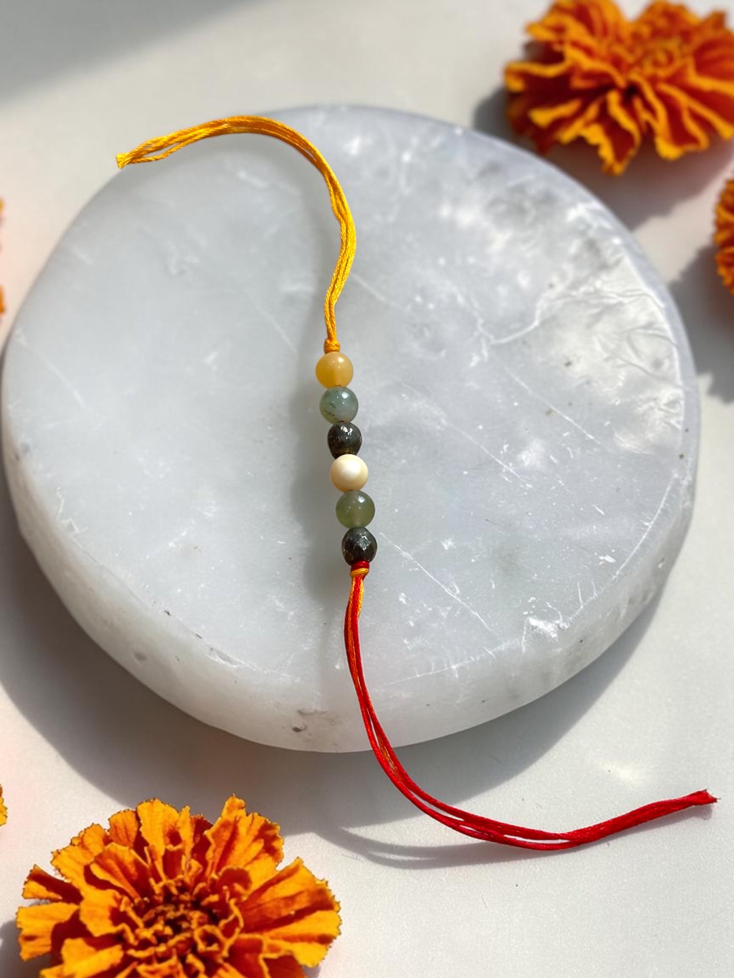 Prosperity Gemstone Rakhi