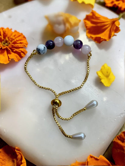 Harmony Gemstone Rakhi Set