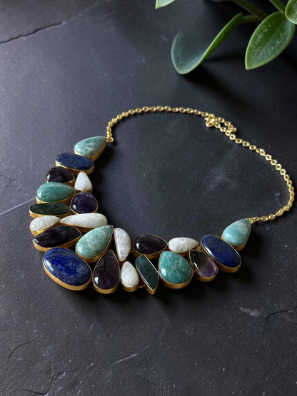 Multistone Bulbs Necklaces