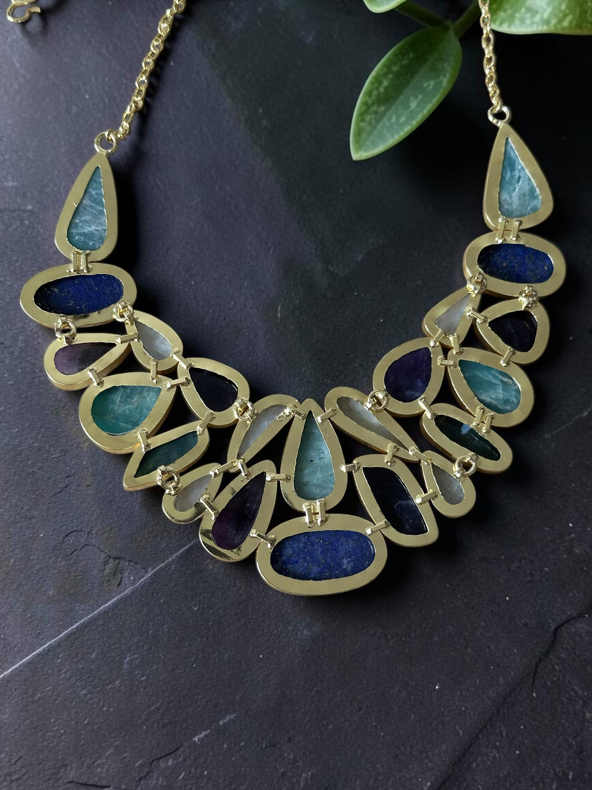 Multistone Bulbs Necklaces