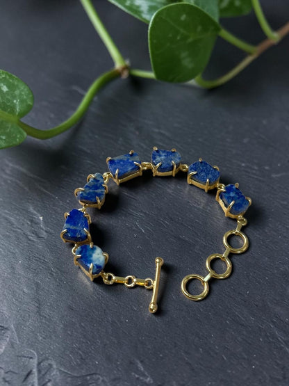 Blue Lapis Lazuli Stone Saisha Bracelet